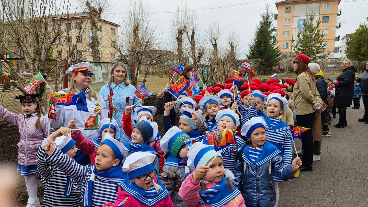 Парад Победы в детском саду «Улыбка»